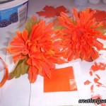 White & Orange Fall Tablescape
