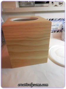 DIY Bling Tissue Box