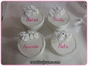 Birthday Cake Favors/Placeholders