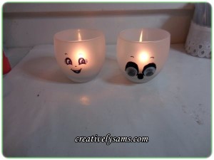 Ghost Candle Holders
