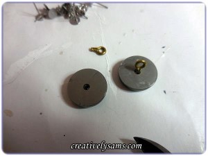 DIY Button Earrings 