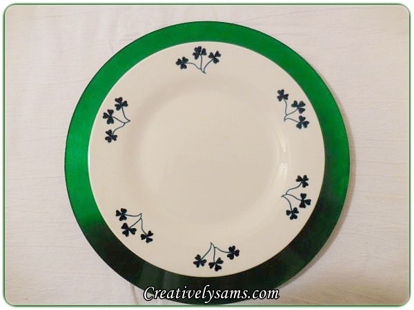 St. Patrick's Day Sharpie Plates