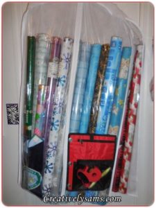 Gift Wrapping Organization