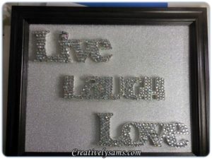 Live, Laugh, Love - Wall Hanging