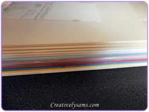 Filing With Binders - Colored Paper