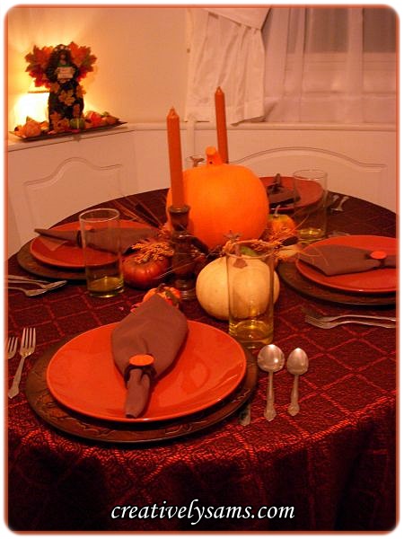 Fall Tablescape - 3 WaysCreatively Sam's